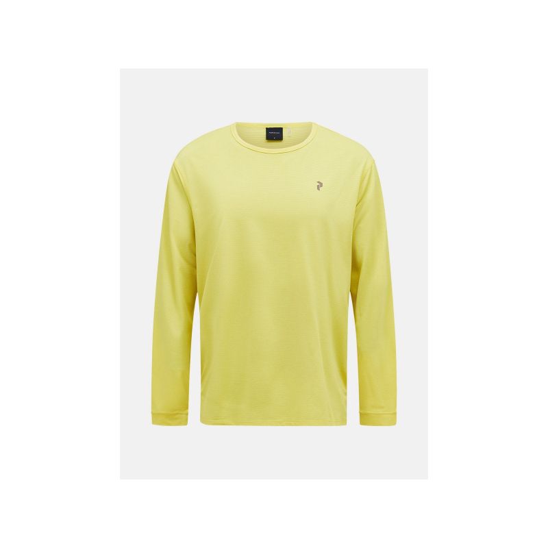 PEAK PERFORMANCE M Trail Longsleeve T-shirt, yellow