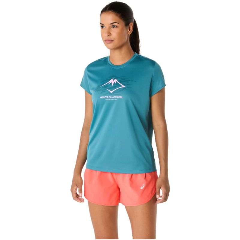 Asics Fujitrail Logo SS Top W 2012C971-425 Clothing/Running Asics