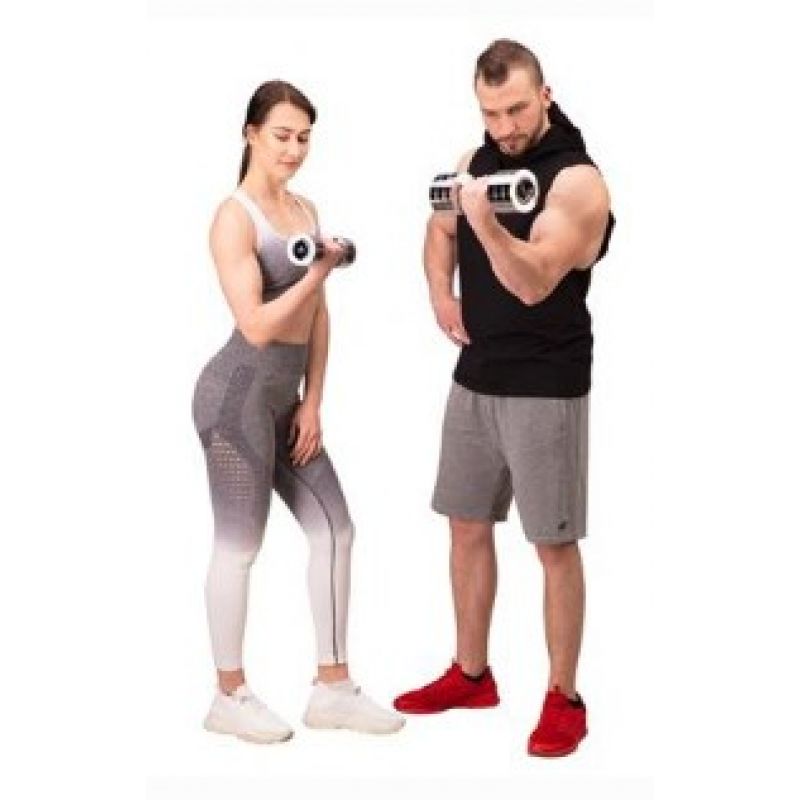 Chrome dumbbells 2x5 kg HMS CHD05 In preparation Your Sports Performance