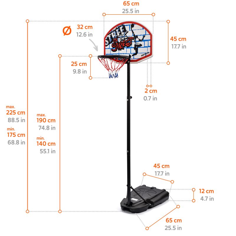 Meteor Street 10135 Basketball Set Accessories/Training equipment/Stojak do koszykówki Your Sports Performance