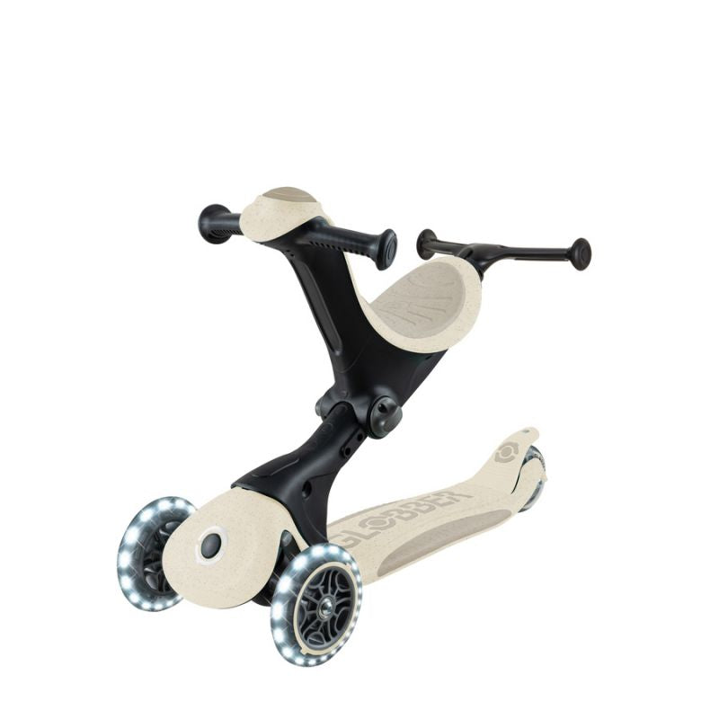 Scooter with ride-on seat GO•UP DELUXE LIGHTS ECOLOGIC 360 (697-566) Accessories/Skating/Hulajnogi/Traditional/For kids/Globber Your Sports Performance