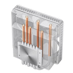 Jonsbo HX6200D Processor Air Cooler 12 cm White 1 pc. Chłodzenie/Chłodzenie CPU Your Sports Performance