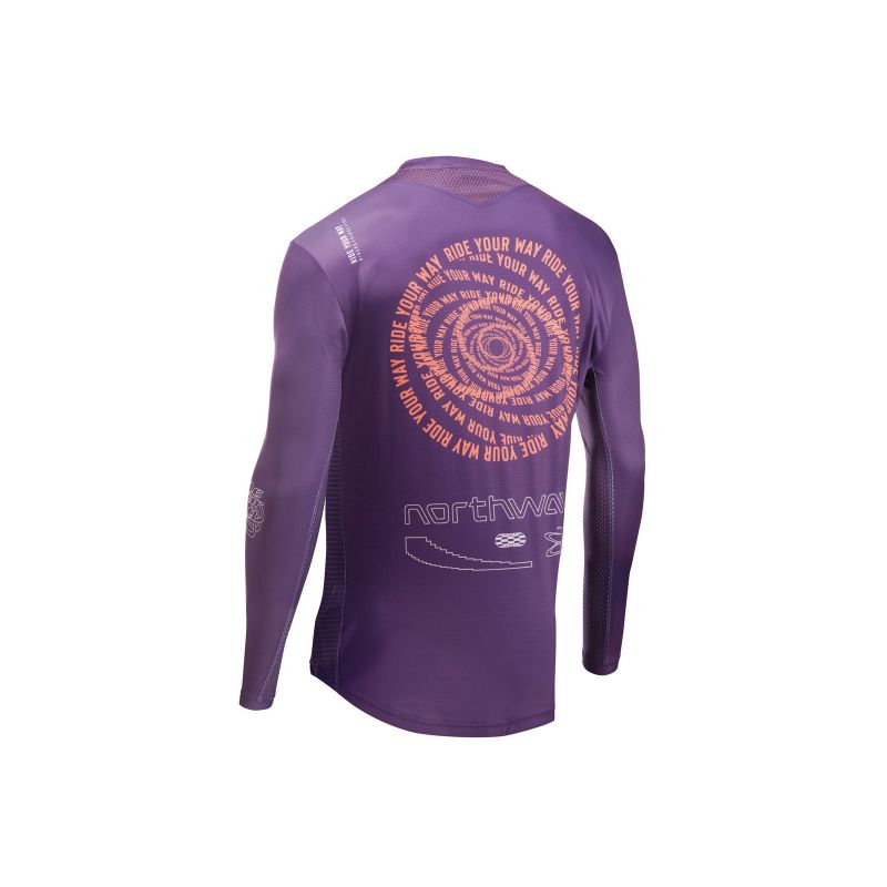NORTHWAVE Edge 2 Jersey LS Purple