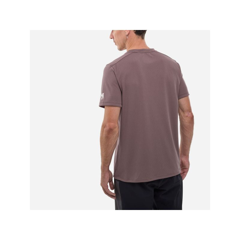 MILLET Kamet Map Ts Ss M purple plum men's t-shirt