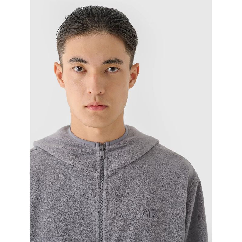 Men's regular fleece with hood 4F 4FWMM00TFLEM317-25S *Kategoria tymczasowa Your Sports Performance