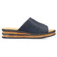 Comfortable Rieker W RKR670 flip-flops, navy blue Footwear/Lifestyle/Rieker Your Sports Performance