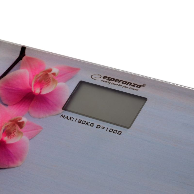 Esperanza Orchid EBS010 Bathroom Scale (Gray) AGD - Produkty/Wagi łazienkowe Your Sports Performance