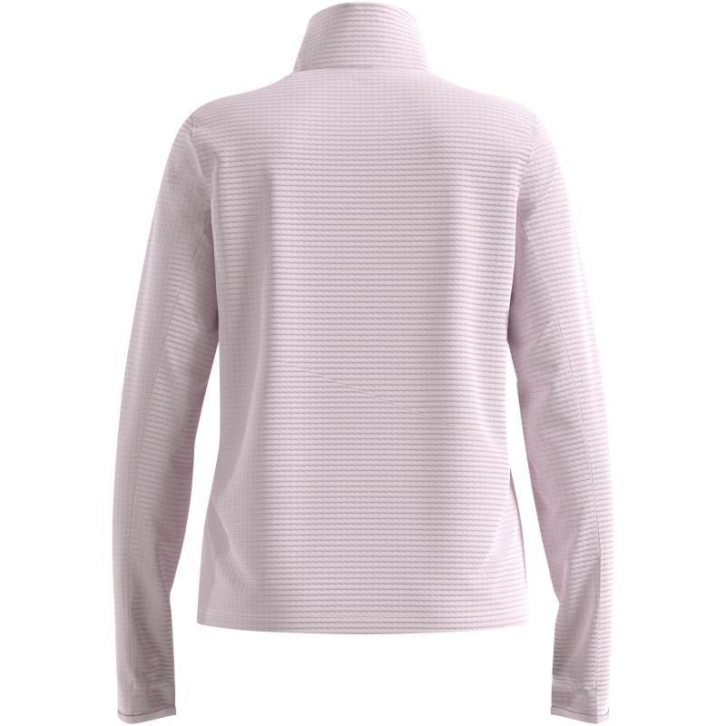 Women's ODLO ESSENTIAL THERMAL Mid Layer 1/2 Zip Top, Pink