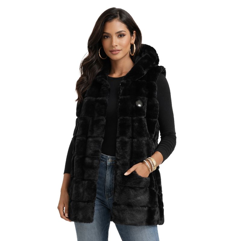 Geographical Norway Women's Fleece Uphemere Black Db Lady 0136 black (WZ6794F/GN-Black) Geographical Norway