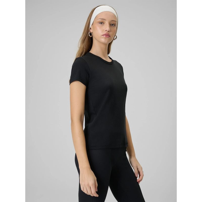 Women's slim plain T-shirt 4F 4FRAW25TTSHF3623-20S 4f