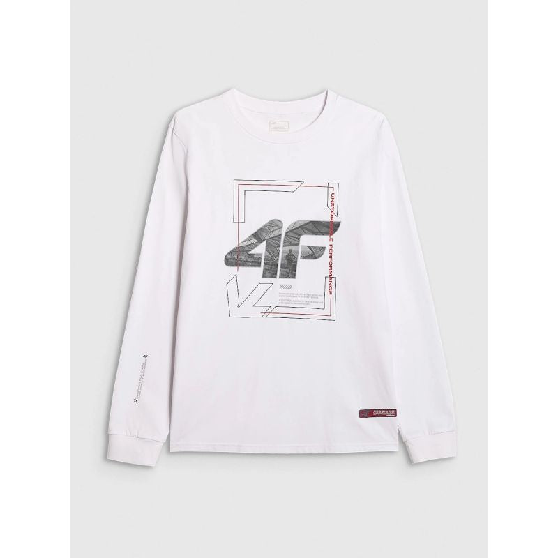 Men's longsleeve regular with print 4F 4FRAW25TLONM606-10S 4f