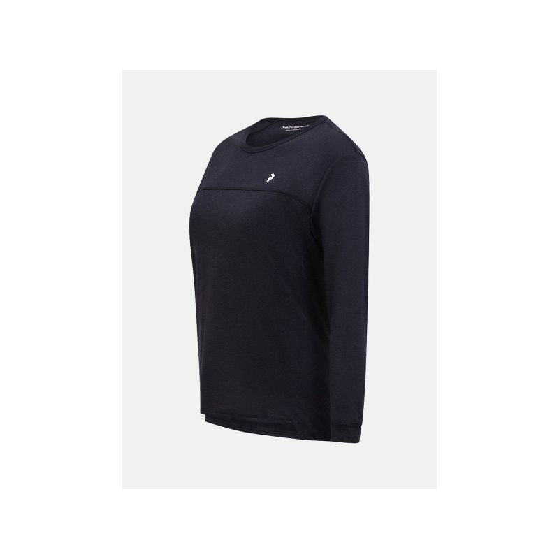 PEAK PERFORMANCE W Trail Wool Blend LS T-Shirt black