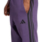 Men's adidas Essentials 3-Stripes Fleece Pants Purple JX0750 In preparation Adidas
