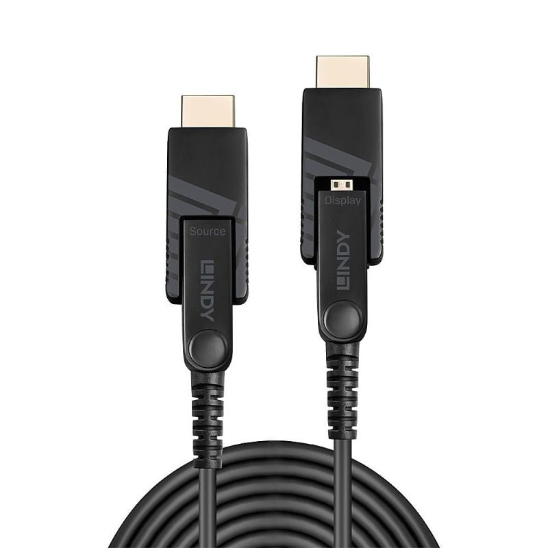 LINDY Micro-HDMI Hybrid Fiber Optic Cable 18G 10m Kable i adaptery/Kable HDMI Your Sports Performance