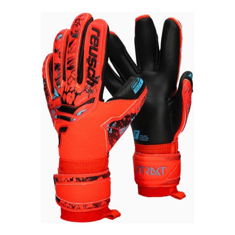 Reusch Attrakt Gold X Jr goalkeeper gloves 5372955-3333 Accessories/Gloves Your Sports Performance