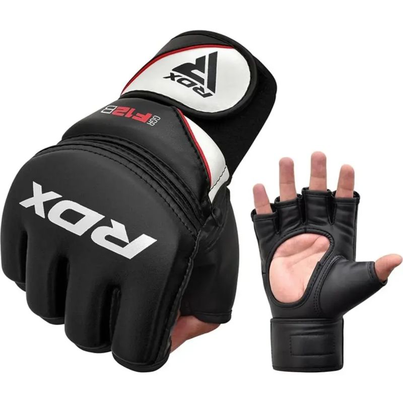RDX F12B - MMA GLOVES BLACK S RDX - rękawice MMA Your Sports Performance