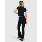 Women's knit leggings with flared legs 4F 4FRAW25TTIGF320-20S