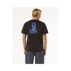 RIP CURL Vaporcool Search Stack Tee Black