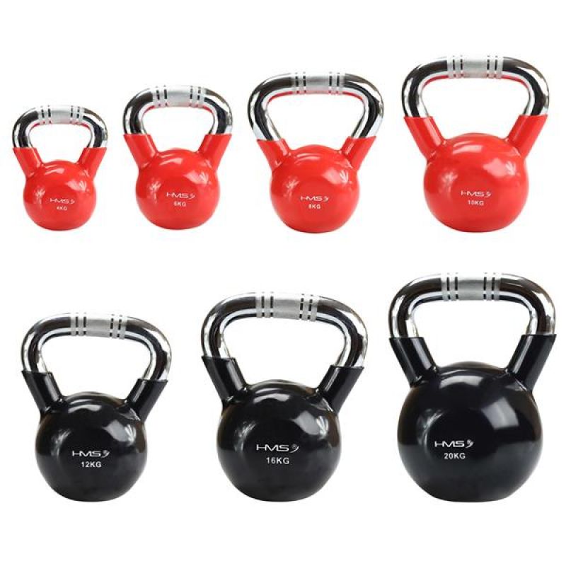 Kettlebell HMS KTC20 BLACK cast iron knurled handle Accessories/Training equipment Your Sports Performance