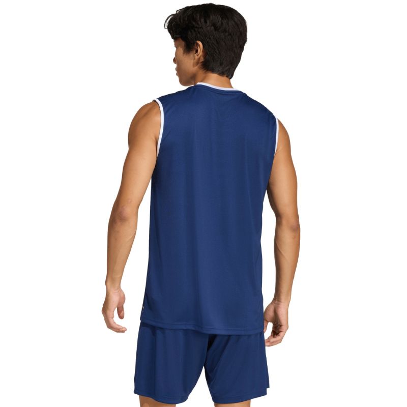 Men's adidas Entrada 26 Sleeveless Jersey Navy Blue KB3930