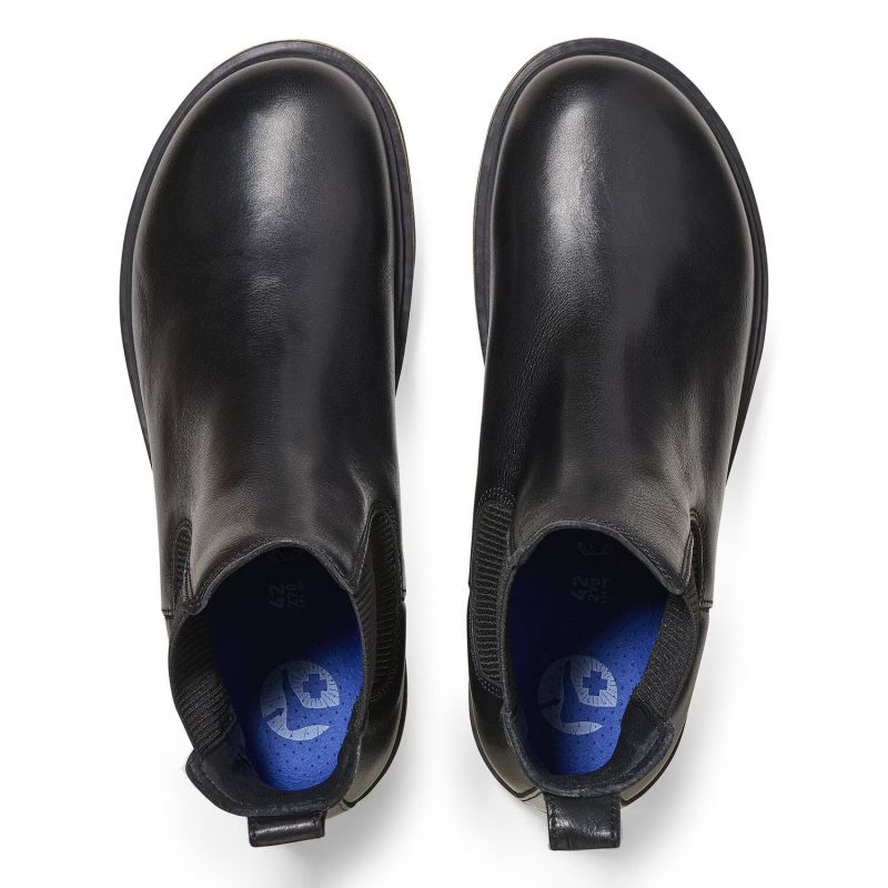 Birkenstock Highwood Slip On M LENA Black men's Chelsea boots made of genuine leather (1025764) In preparation Your Sports Performance