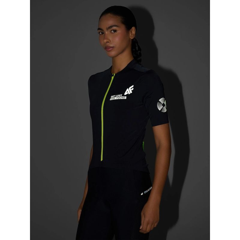 Women's cycling jersey with UPF50+ filter 4F 4FRSS26TFTSF2454-20S