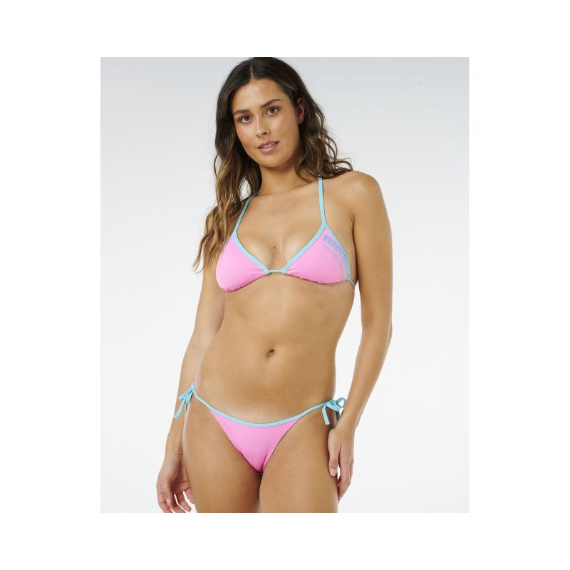 Women's RIP CURL Surf Puff Cheeky Bikini Bottoms Pink