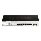 D-Link DGS-1210-08P Managed L2 Gigabit Ethernet (10/100/1000) PoE Support Black Komunikacja i łączność/Switch-e Your Sports Performance
