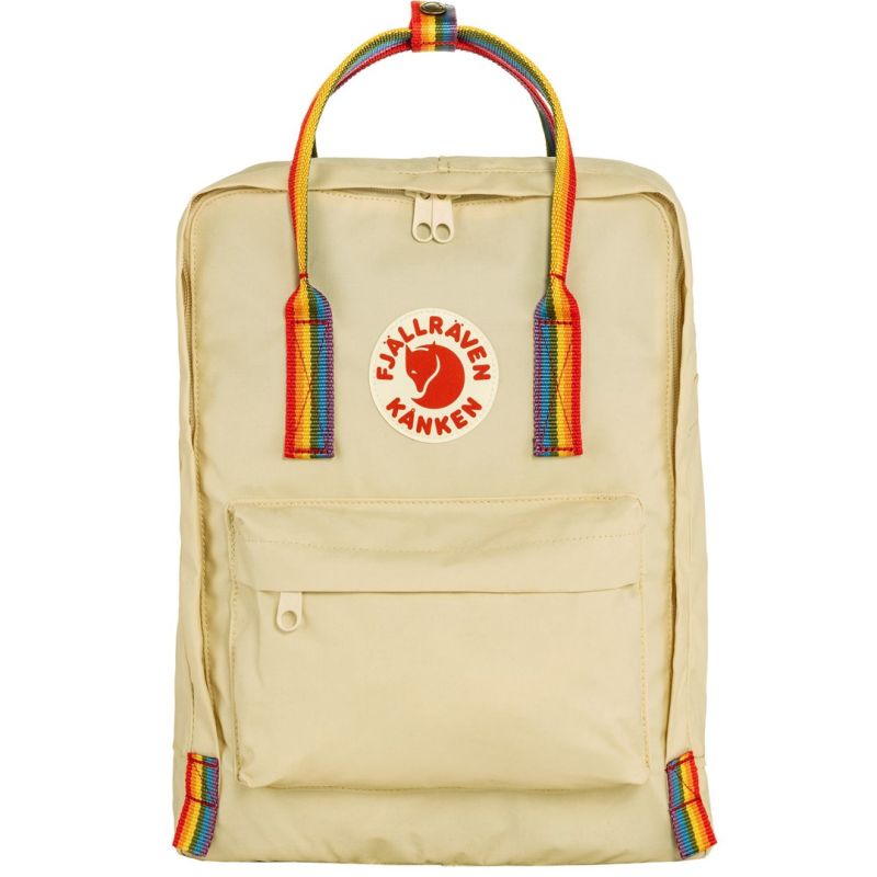 Fjallraven Kanken Rainbow backpack - light oak/patt Odzież militarna/Spodnie Your Sports Performance