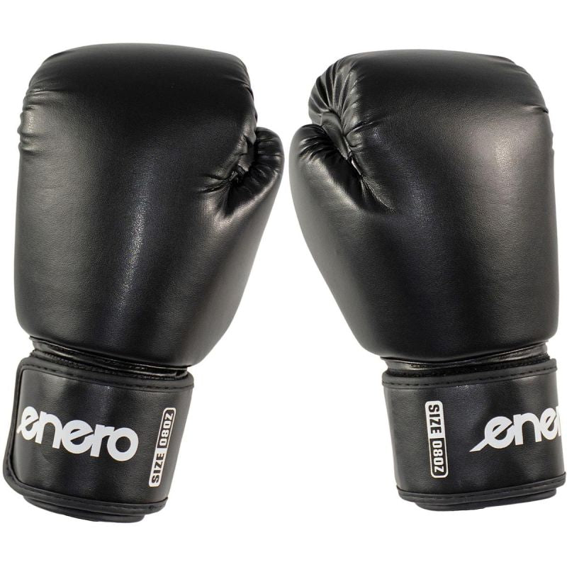 ENERO BOXING GLOVES BLACK 12OZ Clothing Your Sports Performance