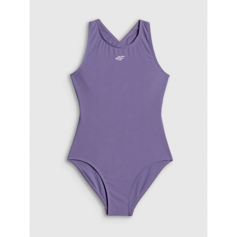 Girls' one-piece swimsuit 4F 4FJRSS26USWSF166-51S