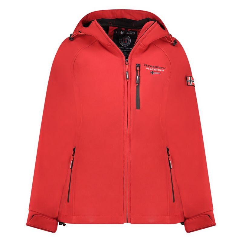Geographical Norway TACER DB RED LADY 009 Women’s Softshell Jacket (WY9183F/GN-RED)