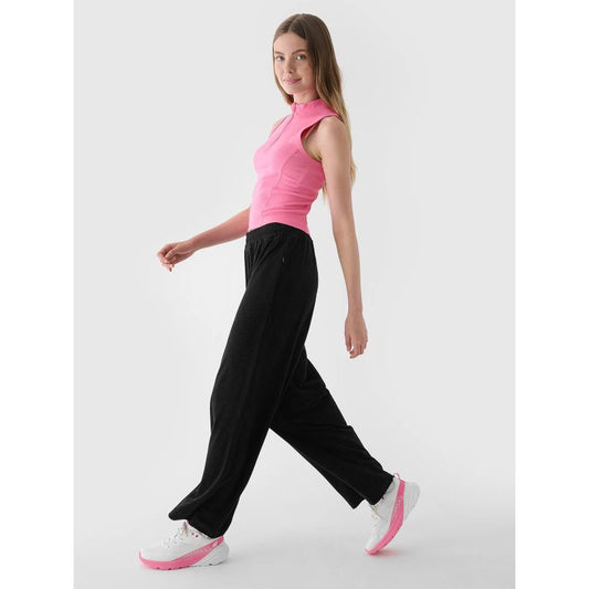 Women's 4F 4FRAW24TTROF1352-20S Velour Wide Leg Sweatpants