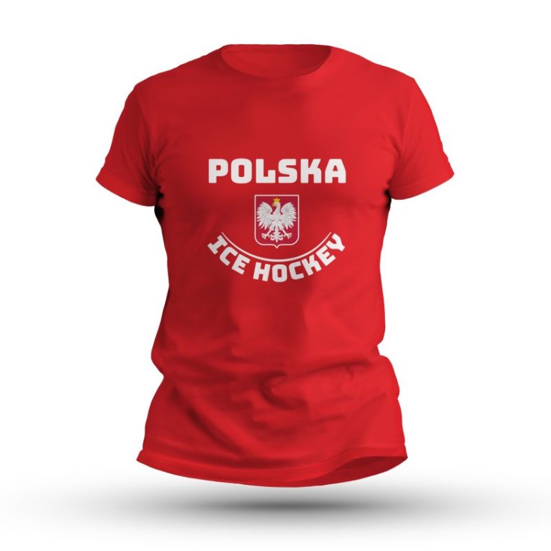 Ice Hockey Polska M SREBICEPLTS-RD short sleeve shirt Clothing/Lifestyle/T-shirts Your Sports Performance