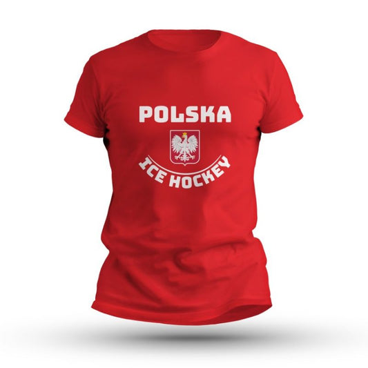 Ice Hockey Polska M SREBICEPLTS-RD short sleeve shirt Clothing/Lifestyle/T-shirts Your Sports Performance
