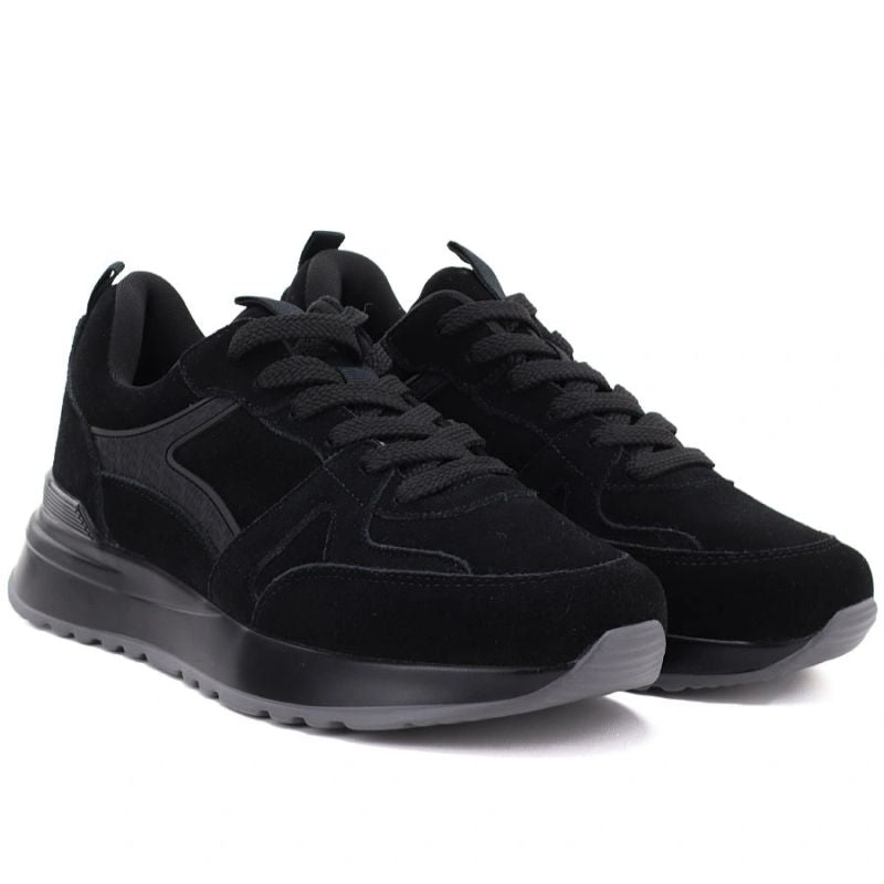 Women's black leather shoes Vinceza FIO27-67006