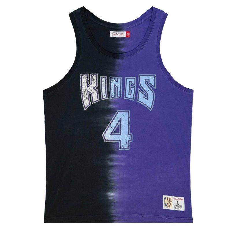 Mitchell & Ness NBA Sacramento Kings Chris Webber Tie Dye Cotton Tank - TTNK3206-SKIYYCWEBKPR Koszulki NBA Your Sports Performance