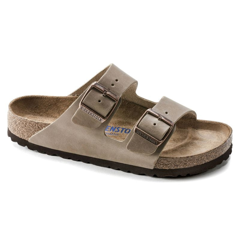 Birkenstock Arizona Soft Footbed Oiled Leather Tabacco Brown Narrow Women's/Men's Slides (0552813) Footwear/Lifestyle/Birkenstock/Klapki/chodaki Birkenstock