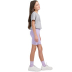 Girls' shorts 4F CAS F028 purple 4FJWSS26TSTIF028 51S