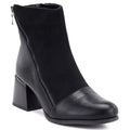 Women's insulated ankle boots with a block heel, black M.Daszyński SA269-5