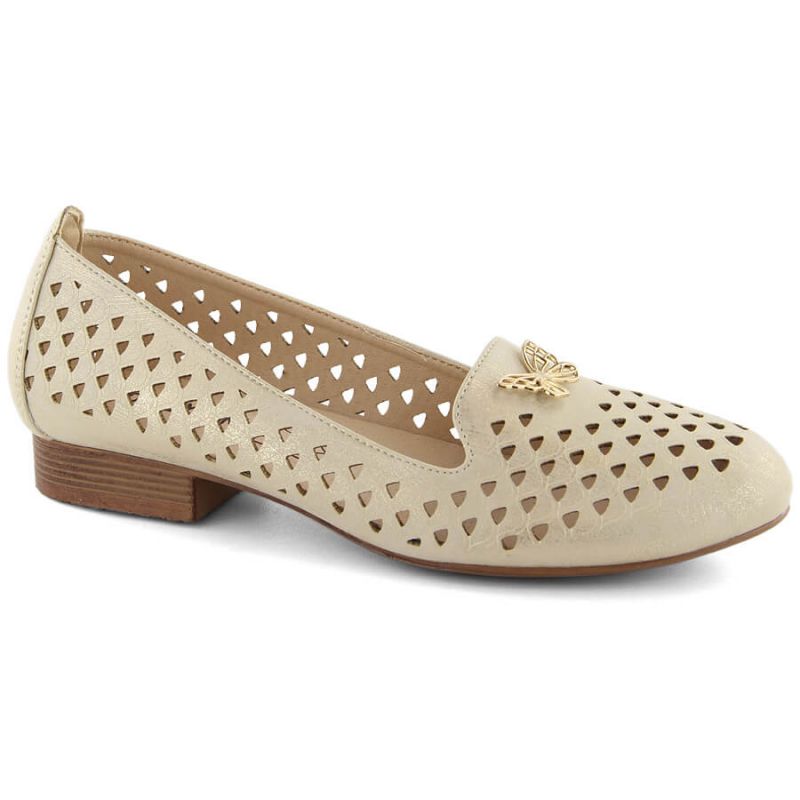 Openwork shoes M.Daszyński W SAN35 gold Footwear/Lifestyle/M.Daszyński Your Sports Performance