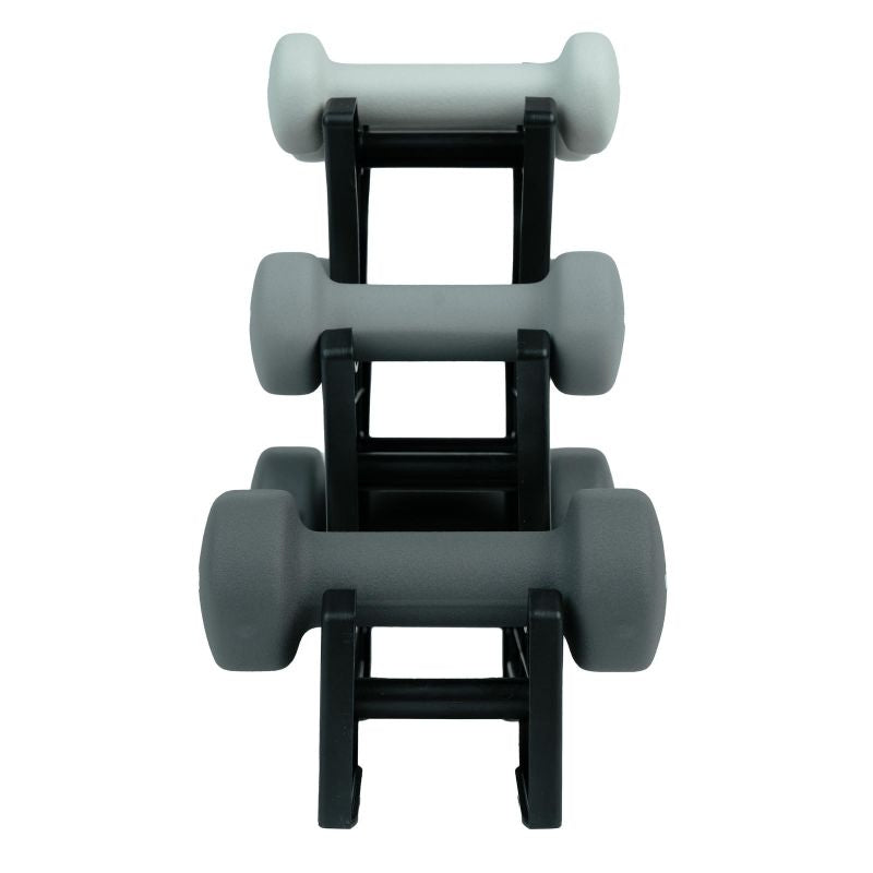 VIRTUFIT NEOPRENE DUMBBELL SET - BAR BELL SET - WITH HANDLE In preparation Your Sports Performance
