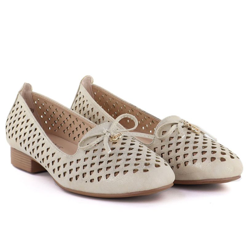 Women's openwork gold lords shoes Jezzi 222-5 To be categorized Your Sports Performance