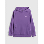 Girls' loose sweatshirt with hood 4F 4FJRSS26TSWSF3040-50S 4f