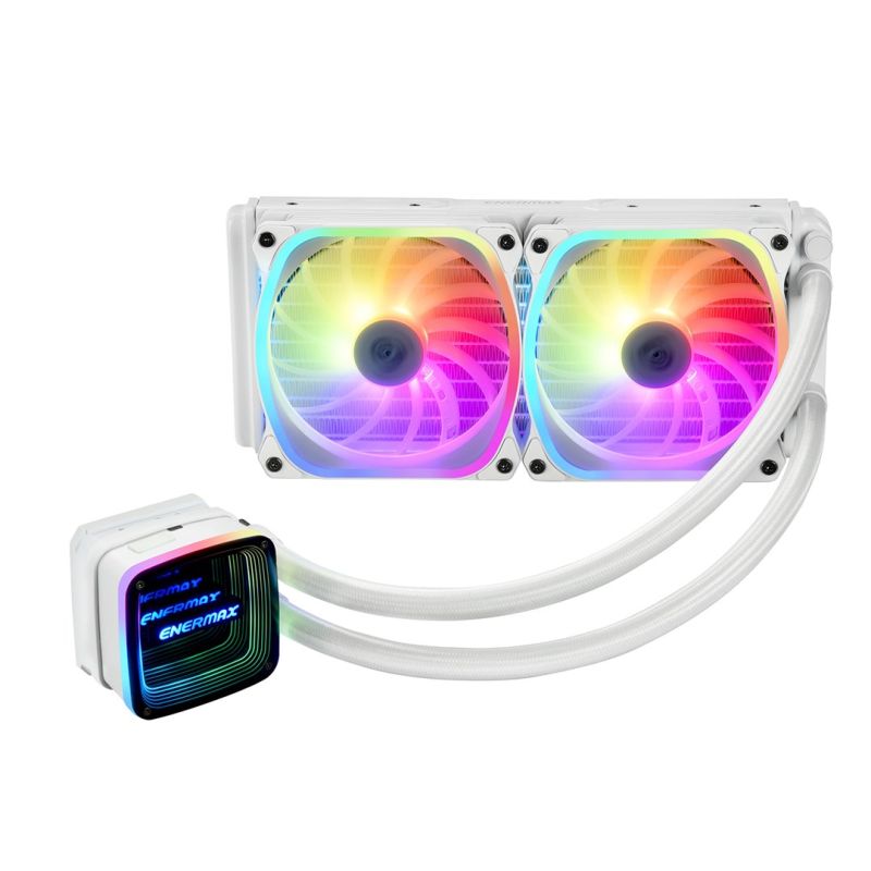 Enermax Aquafusion ADV 240mm RGB Liquid CPU Cooler White Chłodzenie/Chłodzenie CPU Your Sports Performance