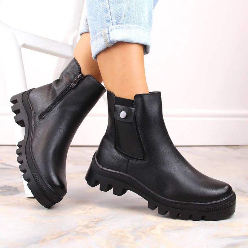 Potocki W WOL186 insulated ankle boots with a pocket, black Footwear/Outdoor/Potocki Your Sports Performance