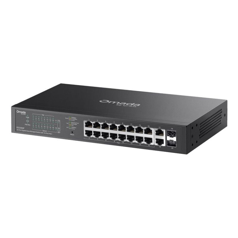 Switch TP-LINK ES220GP Omada Easy Managed Komunikacja i łączność/Switch-e Your Sports Performance