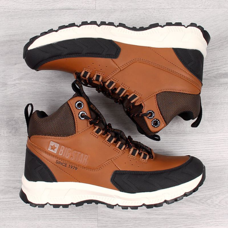Hiking boots uninsulated Big Star Jr II274453 camel Footwear/Outdoor/4f/zimowe Your Sports Performance