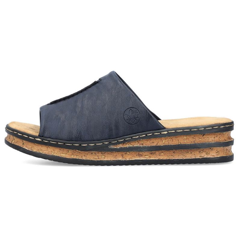 Comfortable Rieker W RKR670 flip-flops, navy blue Footwear/Lifestyle/Rieker Your Sports Performance