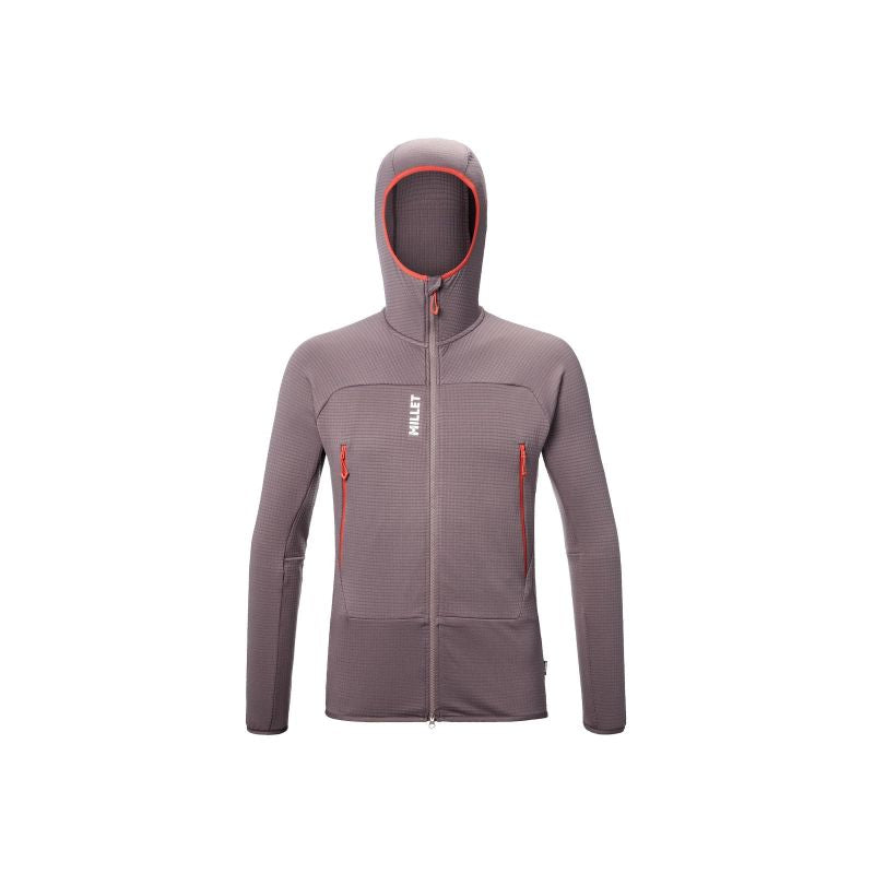 MILLET Fusion Grid Hoodie M Purple Plum